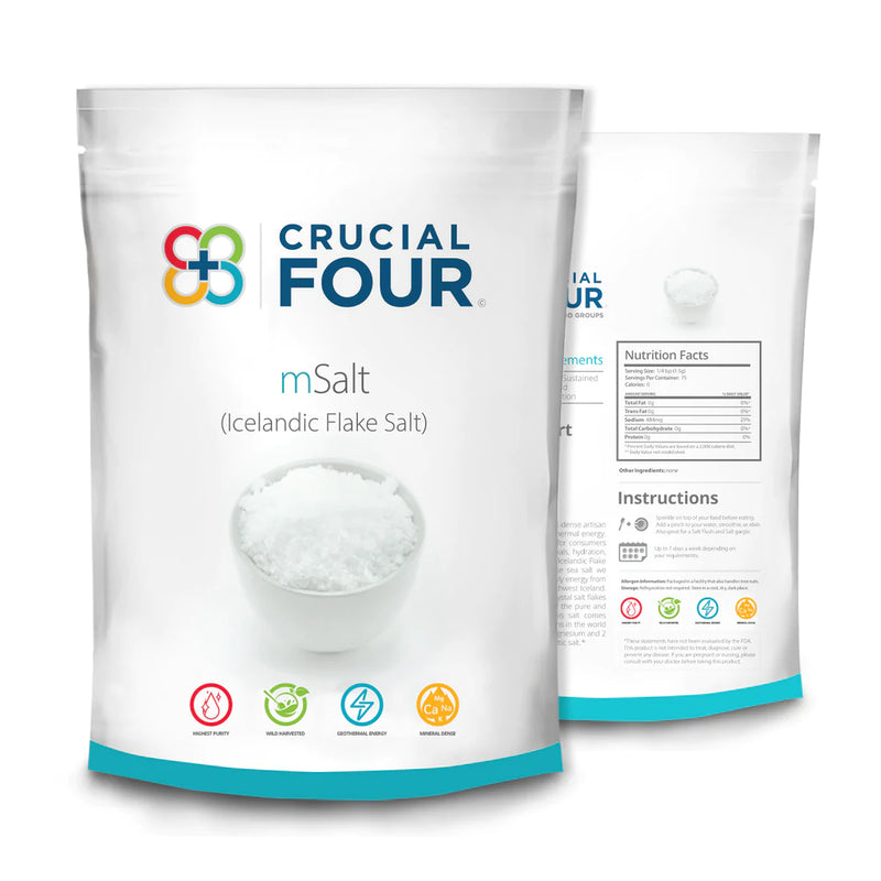 Crucial Four mSalt Icelandic Flake Salt