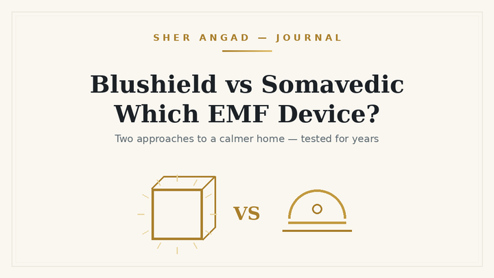 Blushield vs Somavedic: Which EMF Device Is Right for Your Home?