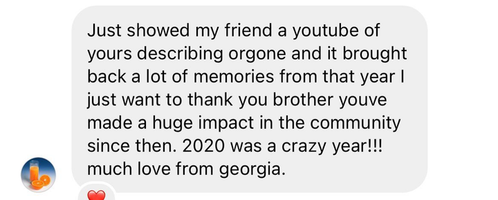 Orgone Academy student