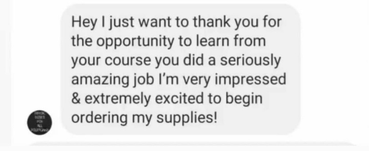 Orgone Academy student